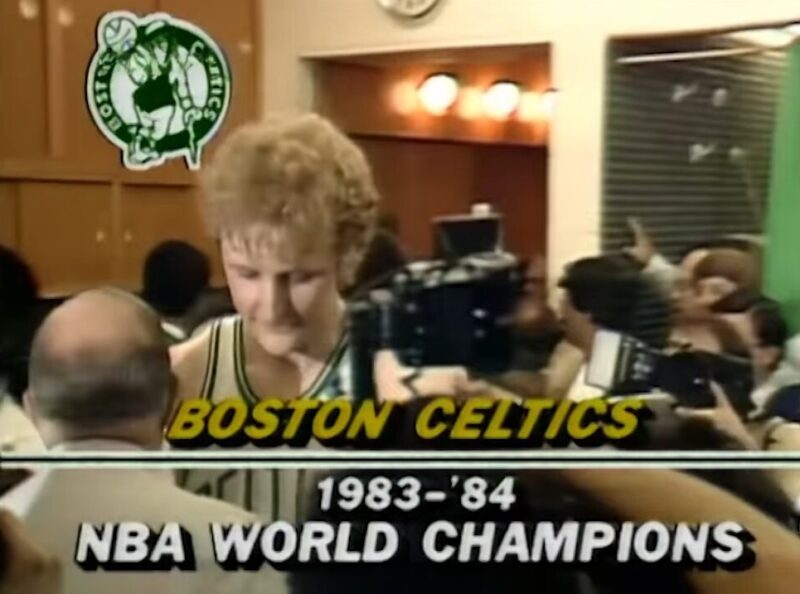 2nd NBA Ring for Larry Bird with Boston Celtics - Season 83-84